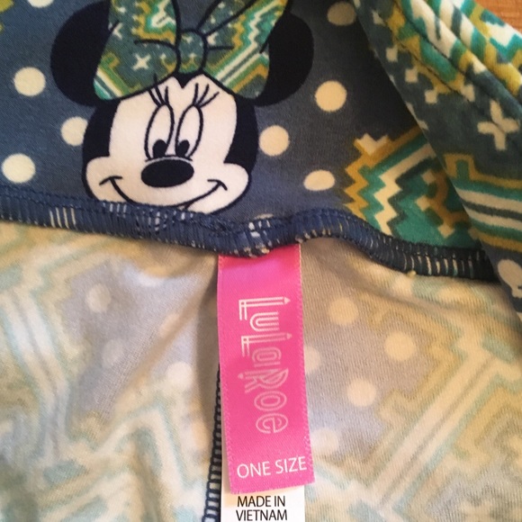 LuLaRoe UNICORN Minnie Mouse Leggings -One Size 🦄 - Picture 7 of 8